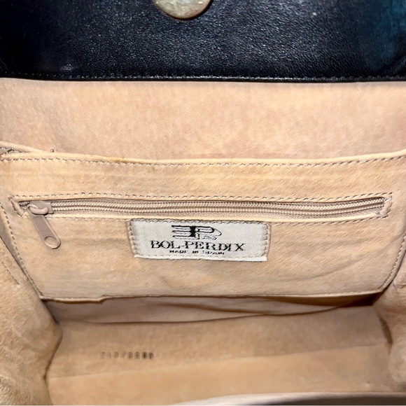 Bol-Perdix Black Crocodile Bag - Picture 11 of 15